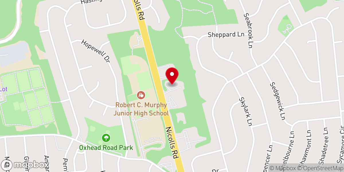 Map showing location of Unitarian Universalist Fellowship at Stony Brook