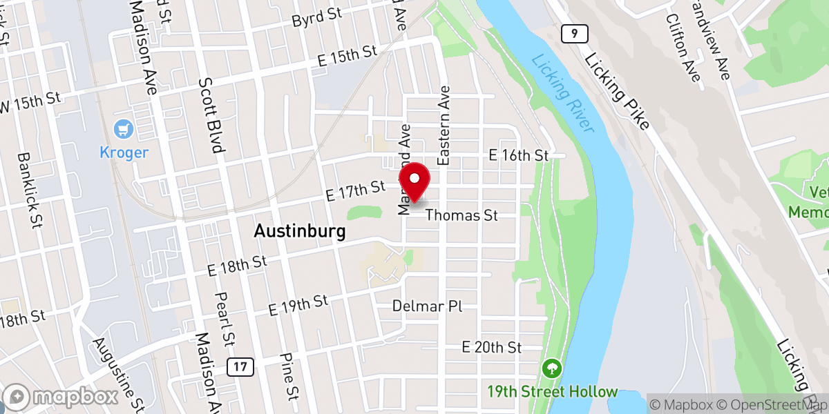 Map showing location of United Community Christian Church
