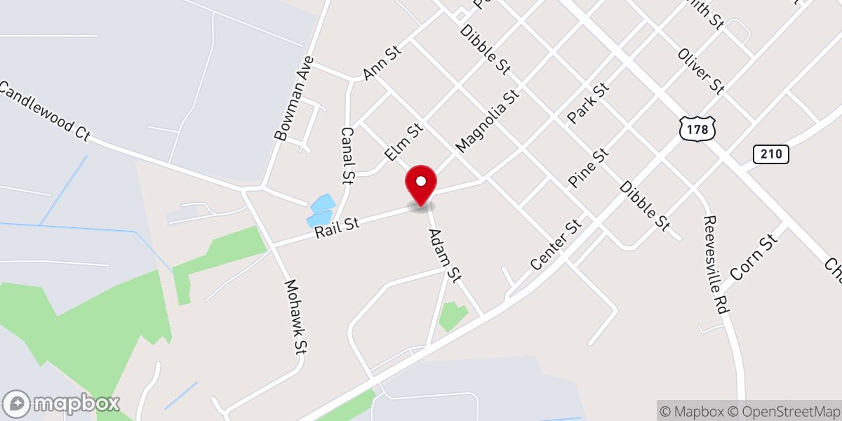 Map showing location of United Hope Ministries