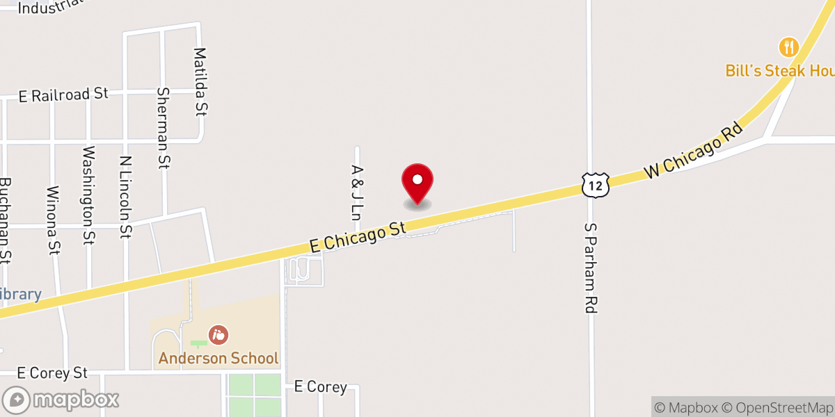Map showing location of Universal Life Church Christian Ministry