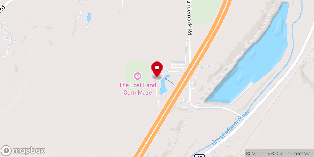 Map showing location of VanDemark Farm