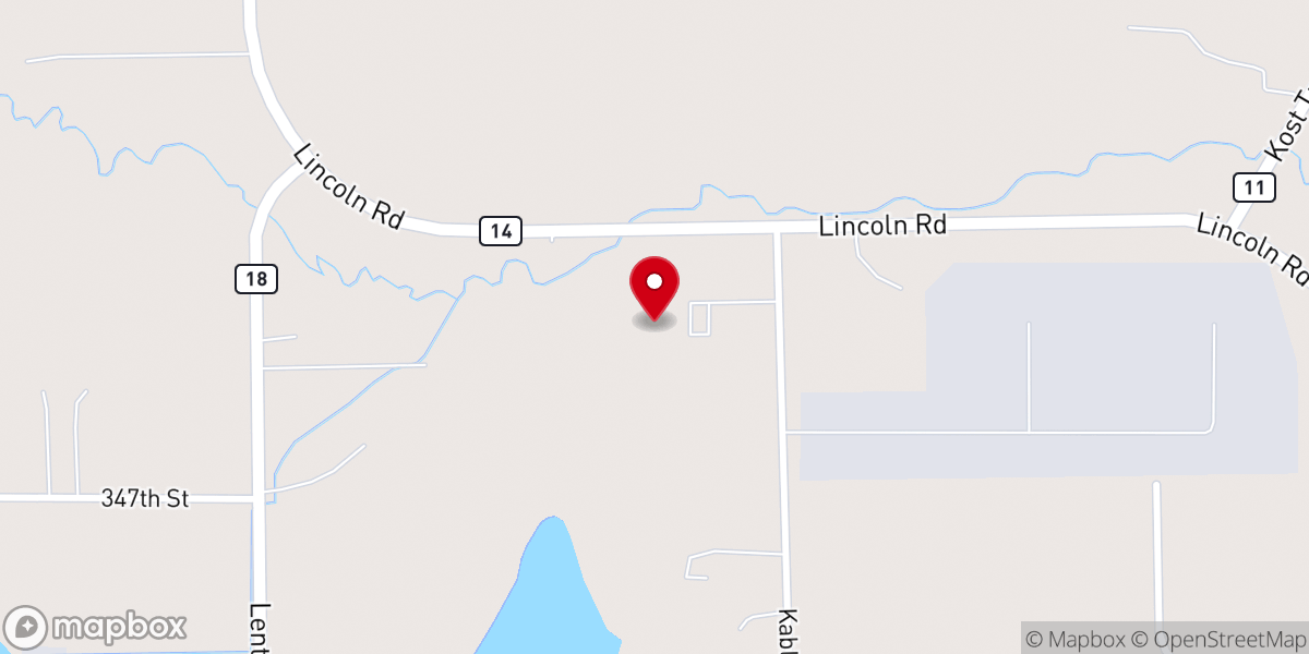 Map showing location of Veritas Chapel