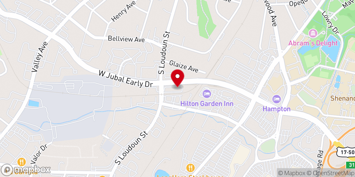 Map showing location of Vibrant City Church
