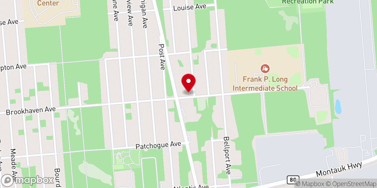 Map showing location of Victory Chapel Baptist Church