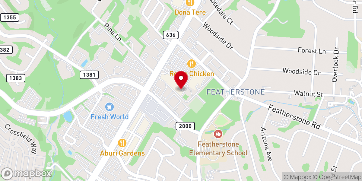 Map showing location of Victory Family Outreach Ministry