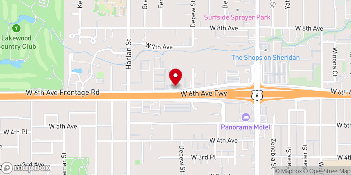 Map showing location of Victory World Outreach