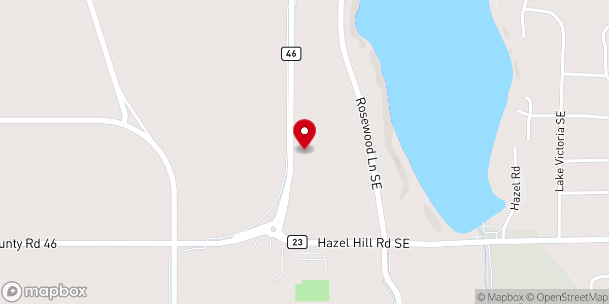 Map showing location of VIE Church: Alexandria, MN