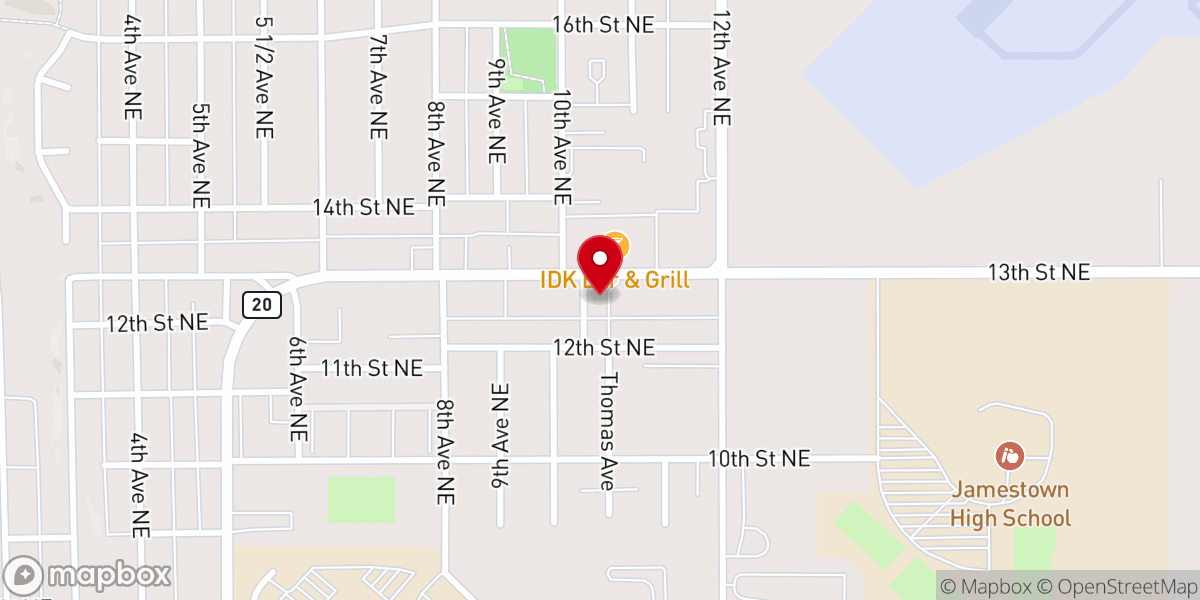 Map showing location of Virgin Psychic
