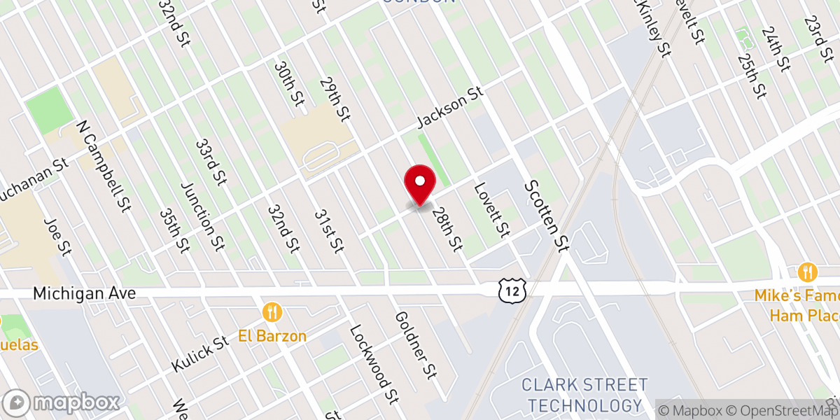 Map showing location of Visitor's Chapel Church