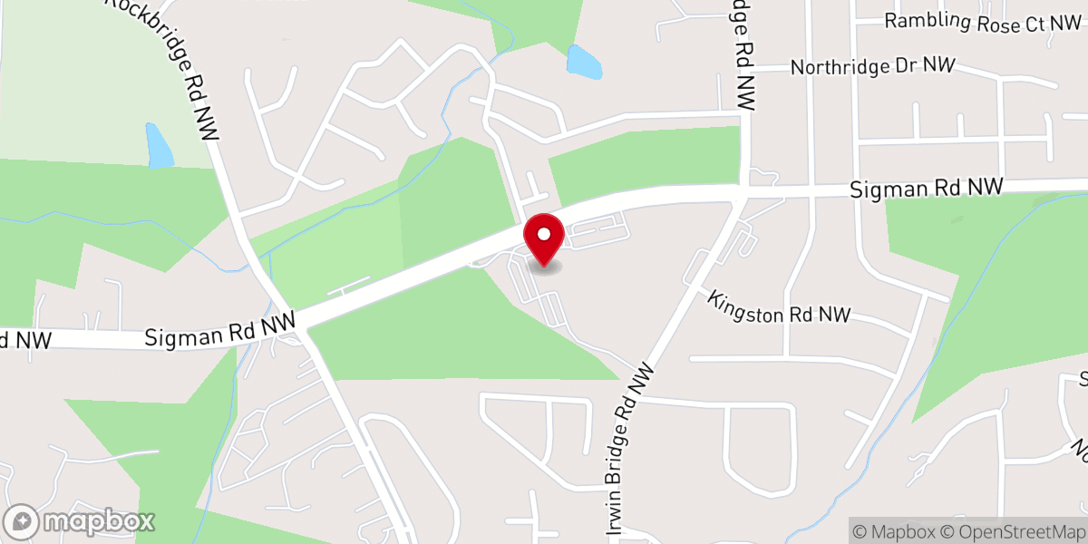 Map showing location of Voices of Faith Ministries