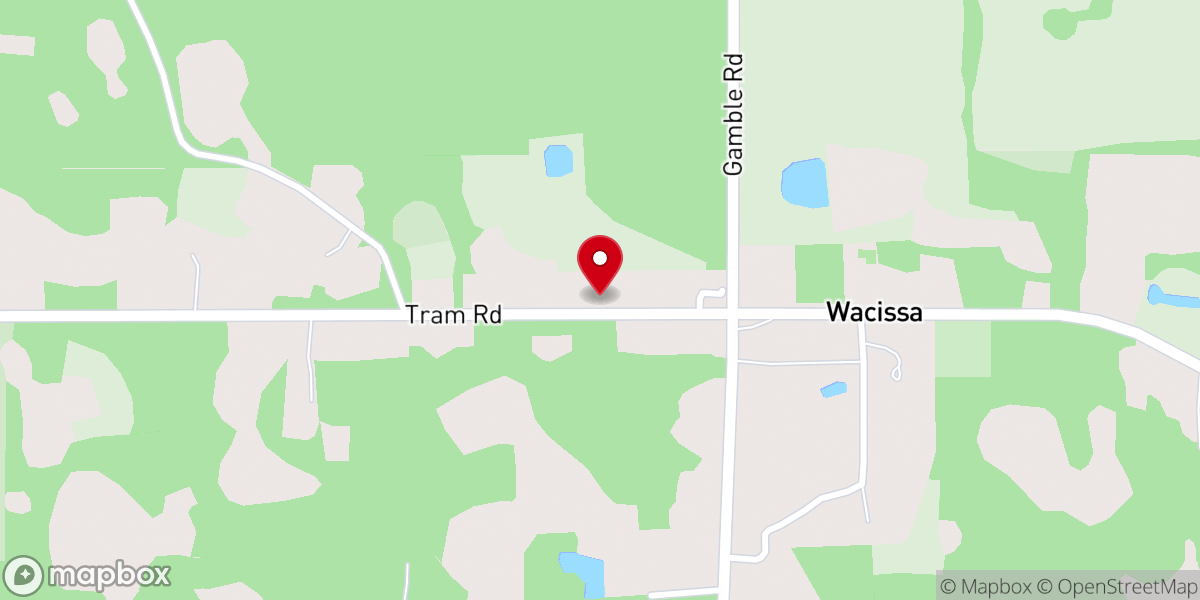 Map showing location of Wacissa Pentecostal Holiness Church