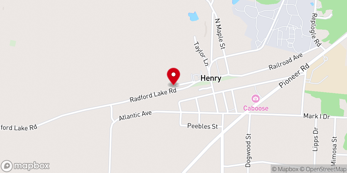 Map showing location of Walton Grove Presbyterian Church