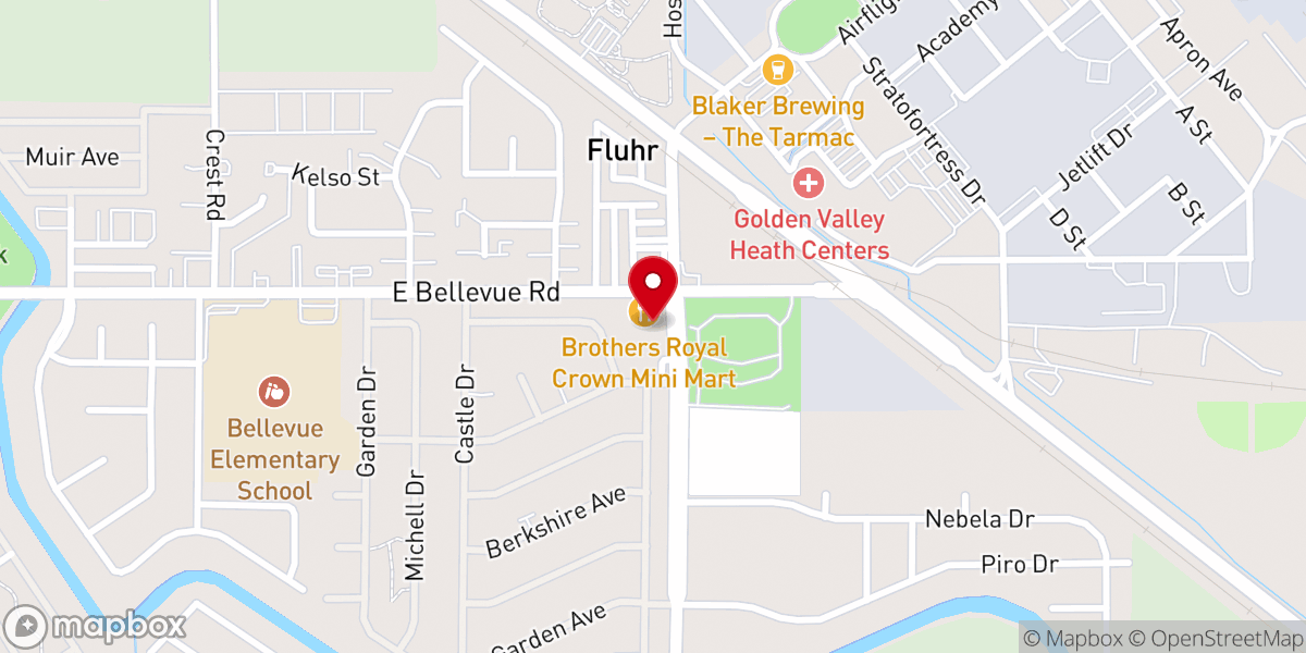 Map showing location of Ward Enterprises Janitorial Service & Supplies