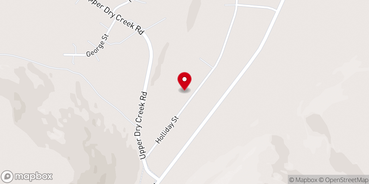Map showing location of Warm Springs Commodities Food Bank