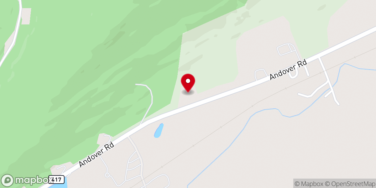 Map showing location of Wellsville Bible Church