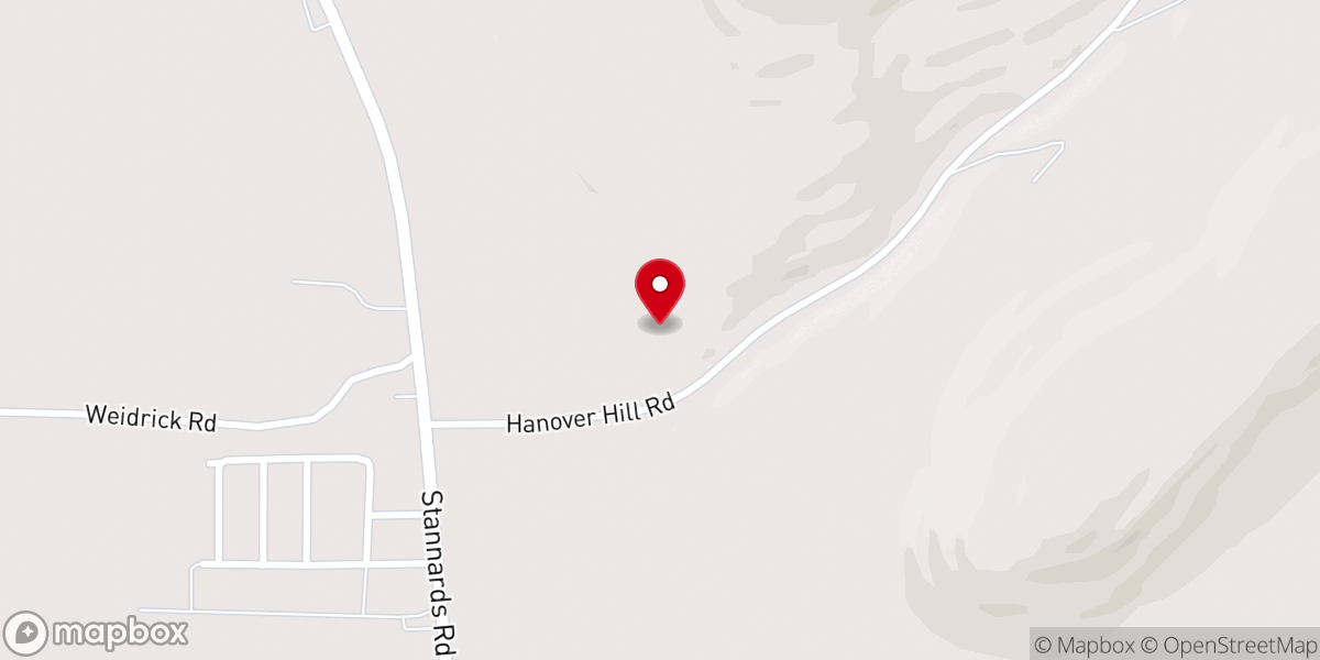 Map showing location of Wellsville Full Gospel Church