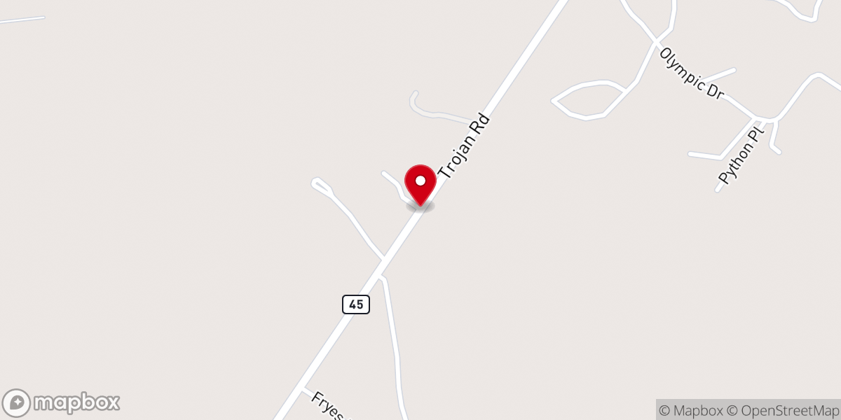 Map showing location of West Chapel House of Prayer
