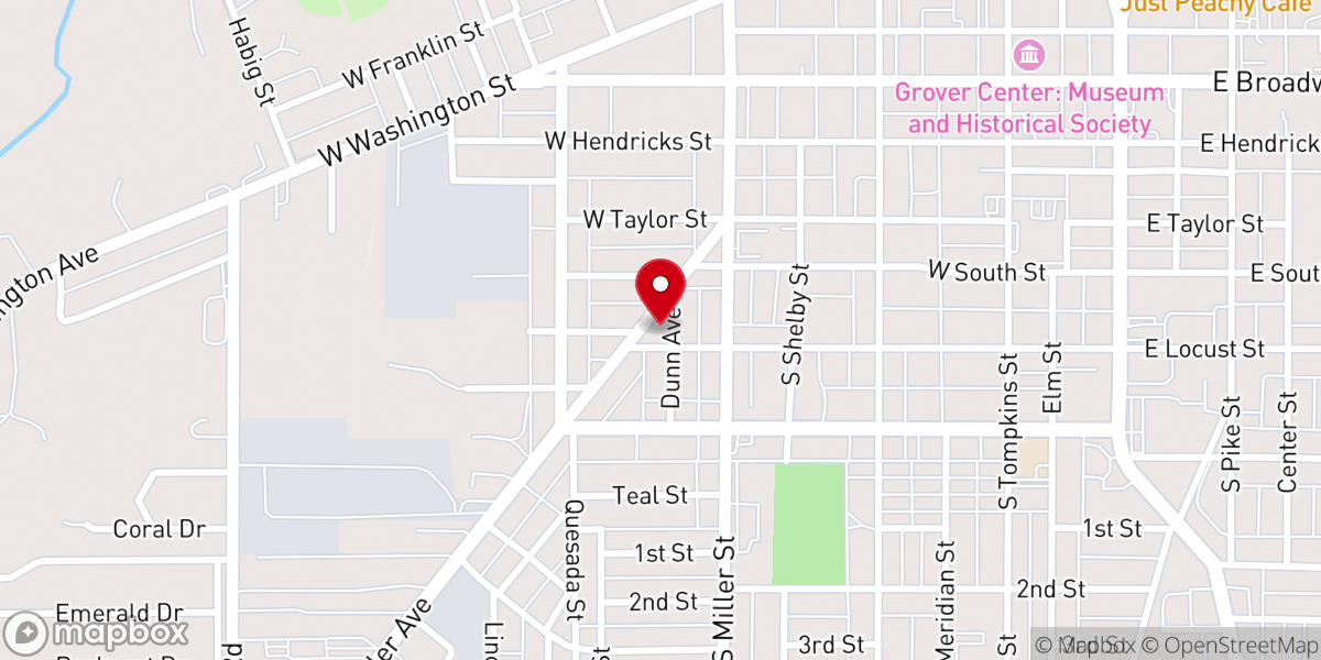 Map showing location of West Side Wesleyan Church