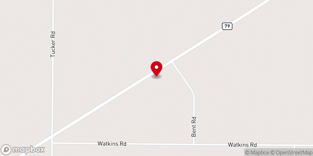 Map showing location of Western Heritage Cowboy Church
