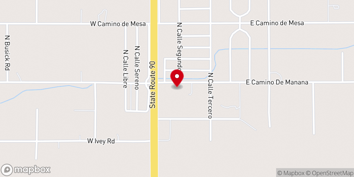 Map showing location of Whetstone Church of Christ