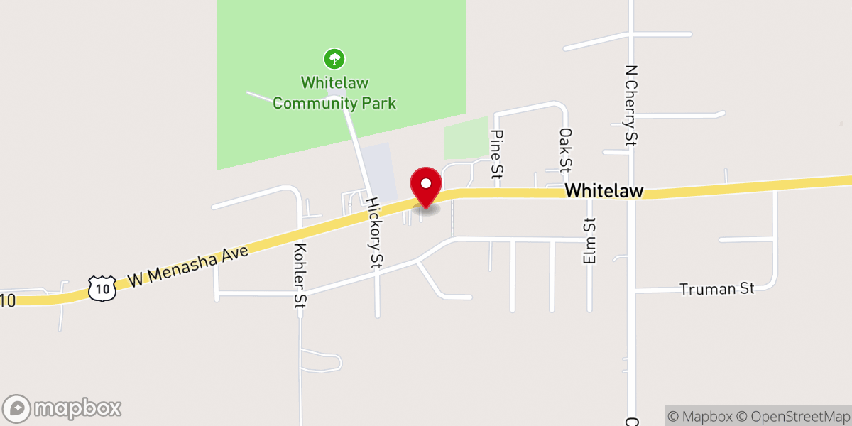Map showing location of WHITELAW VILLAGE HALL