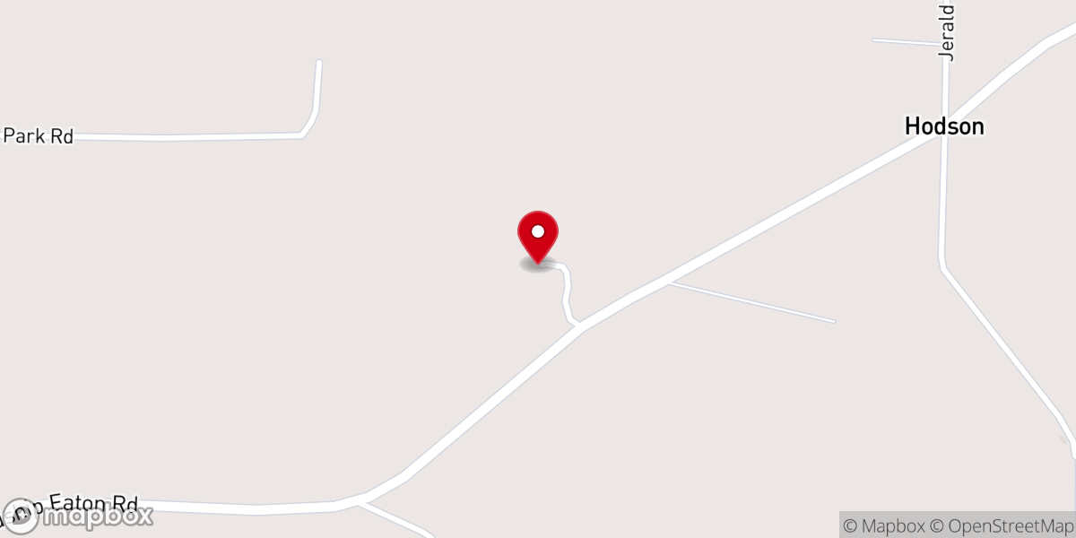 Map showing location of Williams Chapel (historical)