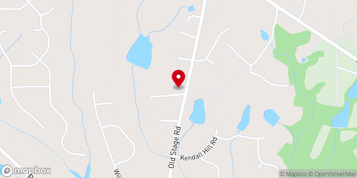 Map showing location of Willow Spring Community Church