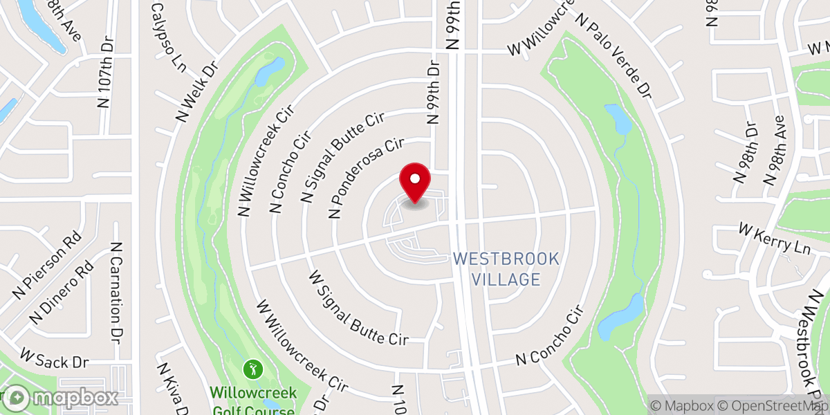 Map showing location of Willowbrook umc