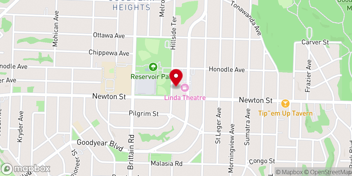 Map showing location of Wingfoot Church