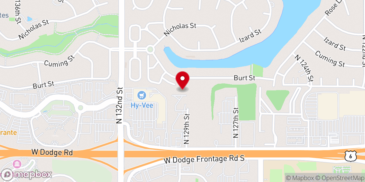 Map showing location of Winners Chapel International Omaha