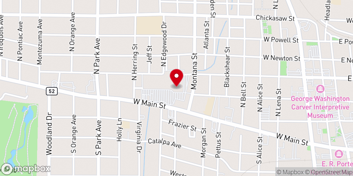 Map showing location of Wiregrass Church Dothan