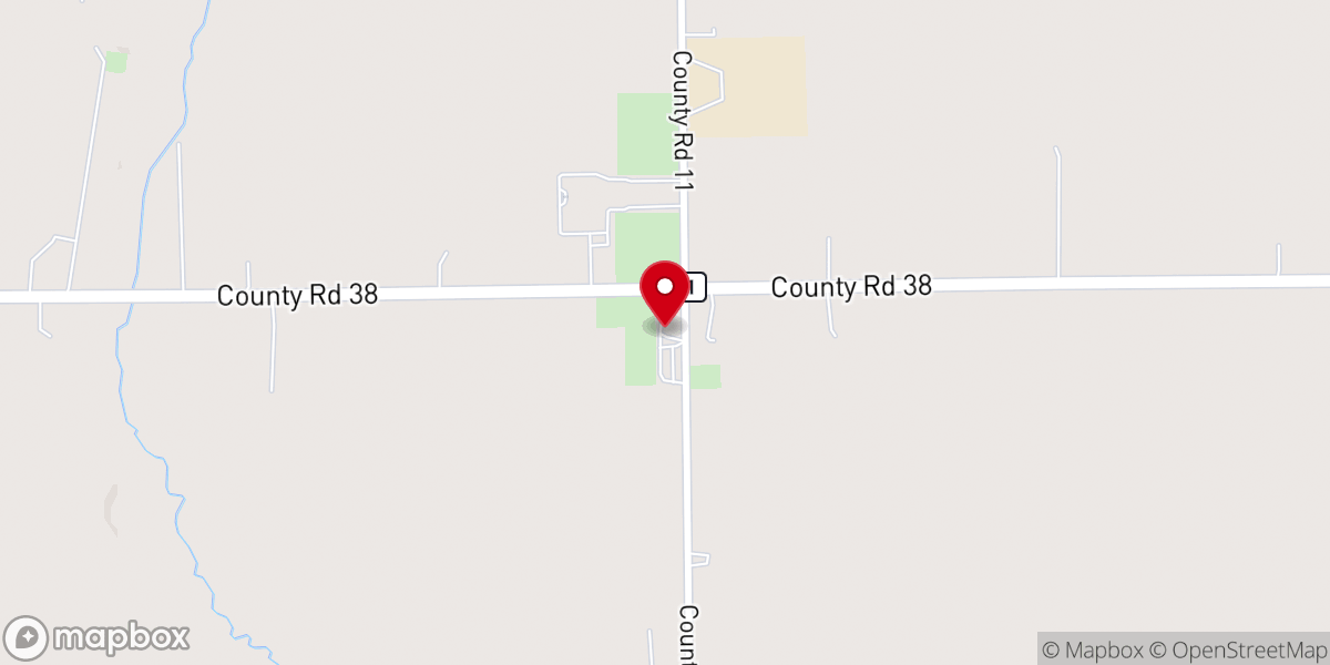 Map showing location of Wisler Mennonite Church