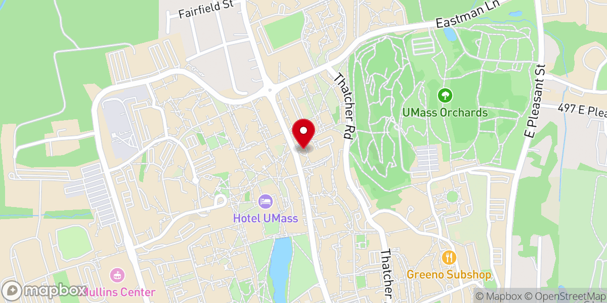 Map showing location of Worcester Commons