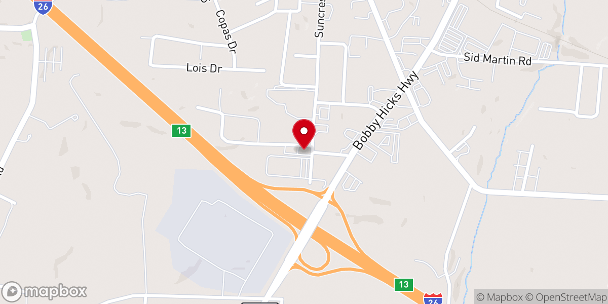 Map showing location of WORD Fellowship at Gray