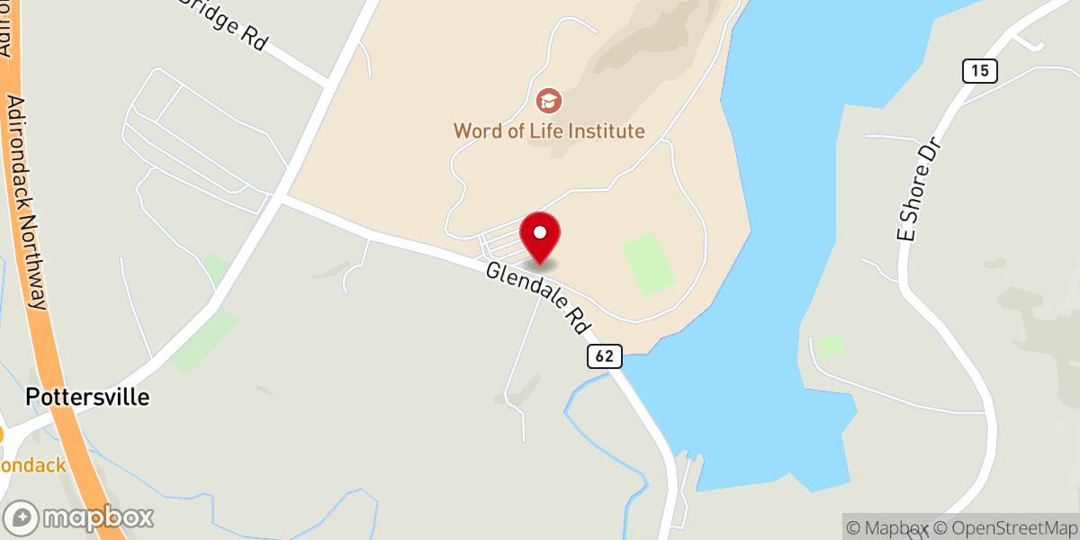 Map showing location of Word of Life Fellowship Inc