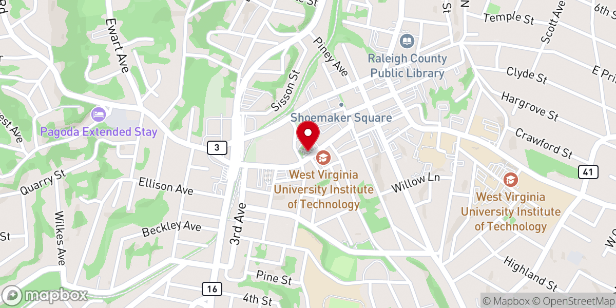 Map showing location of Word Park