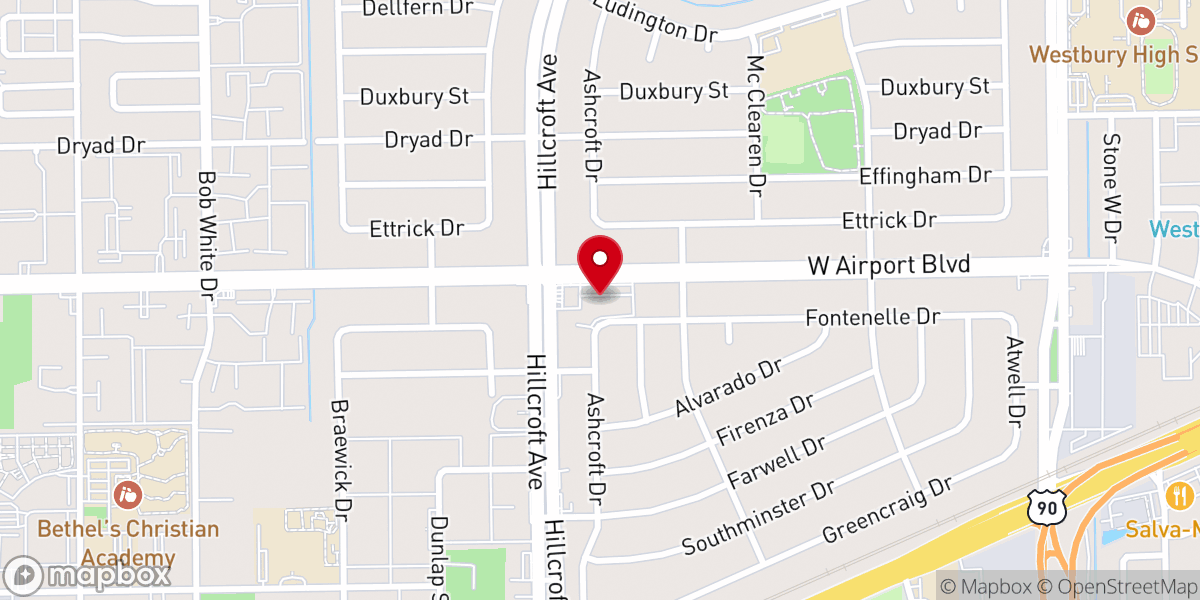 Map showing location of World Anointing Center Ministries