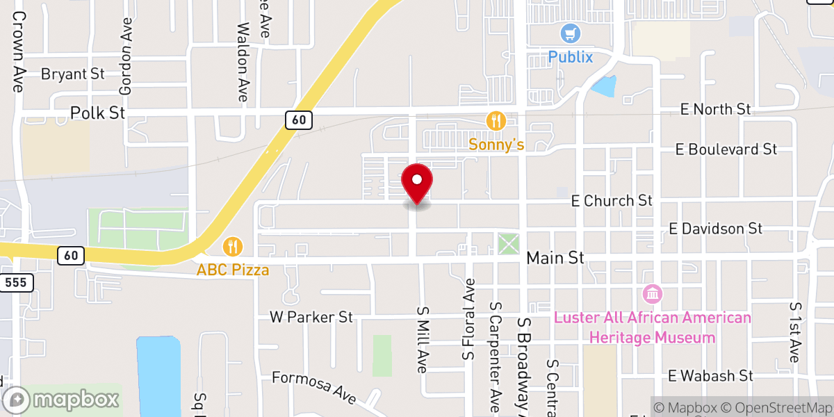 Map showing location of Zona Long Bail Bonds